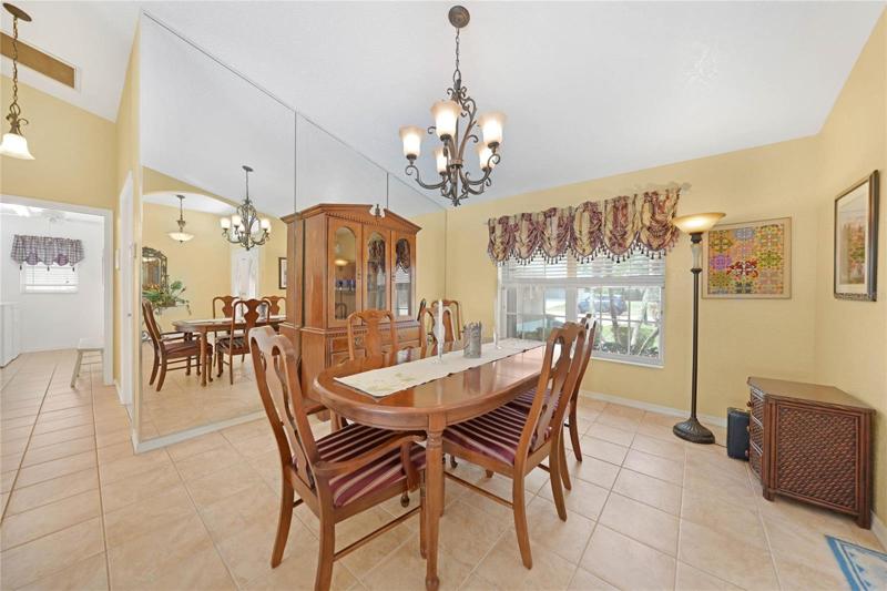 Current dining area could also easily serve as a Den or Office.