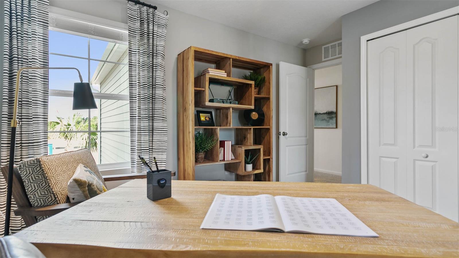 Photo of a model home.