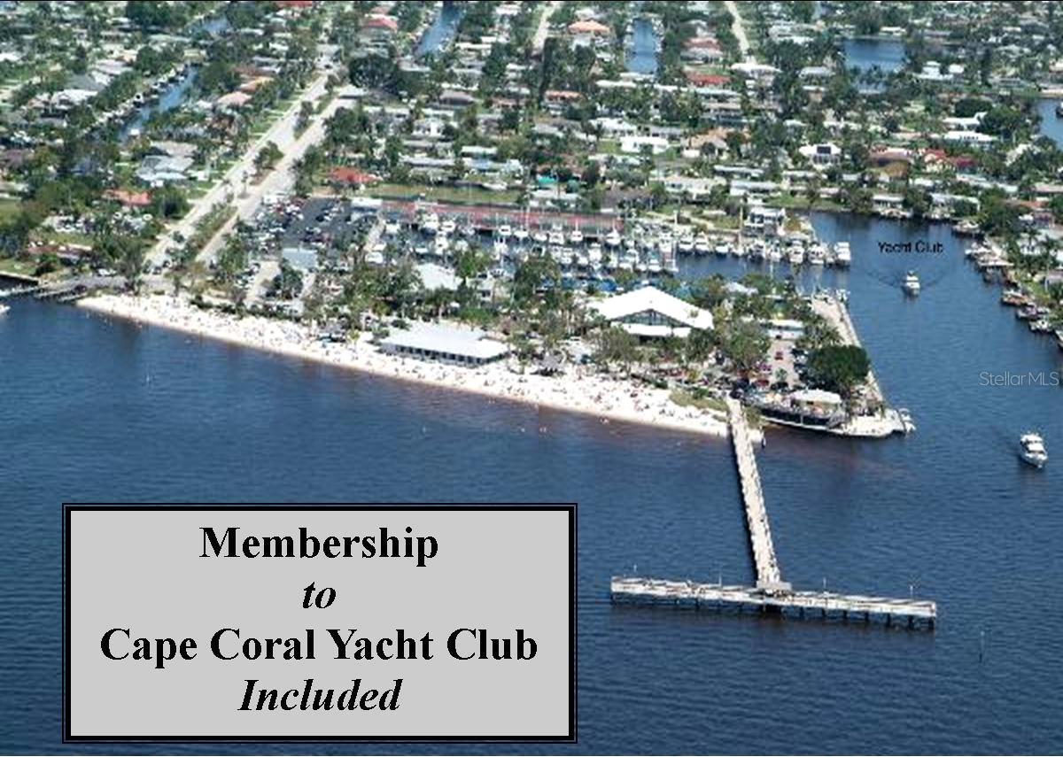 As a benefit of the property taxes - all properties have free access to the Yacht &amp; Beach Club, 4 miles from property. UNDER RENOVATION.  Fishing pier, fuel dock, free ramps, free beach, clubhouse, senior center yacht basin, tennis - and so much more...
