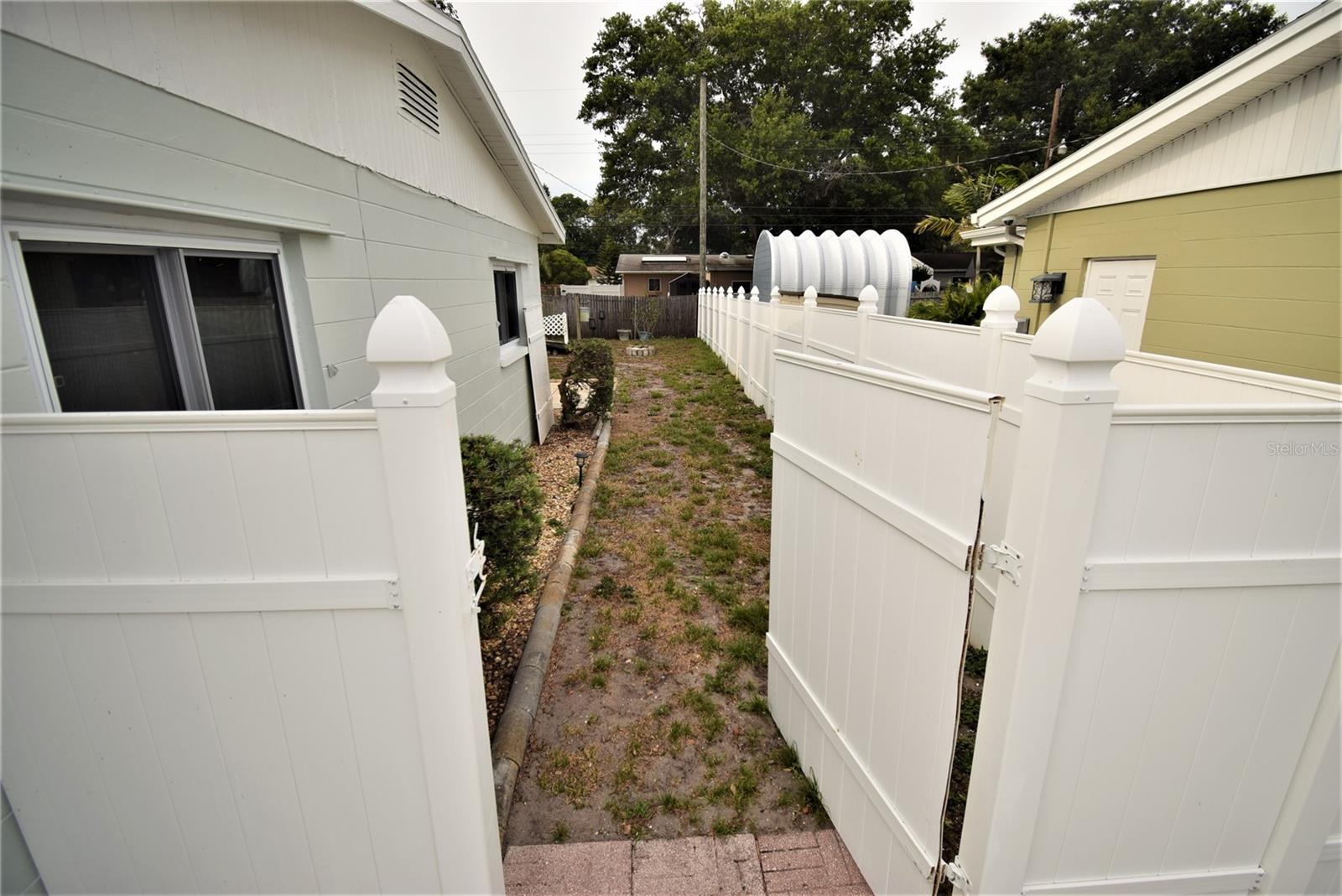 East side gate.