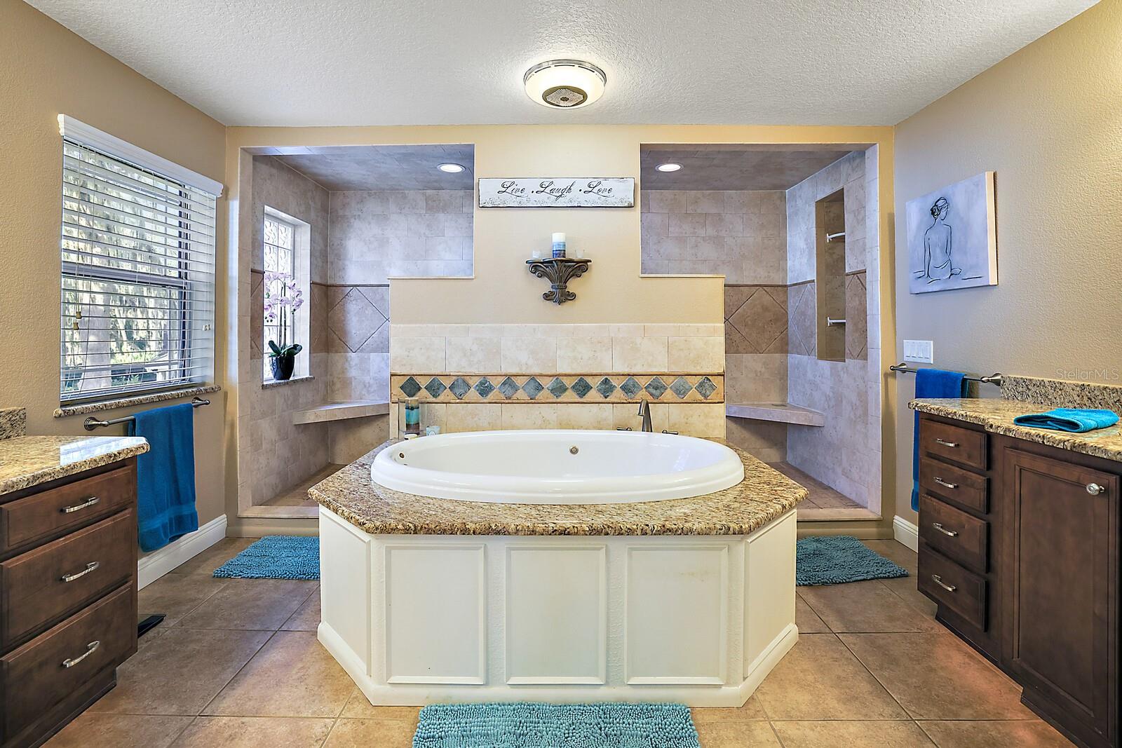 Master Bathroom with Garden Tub
