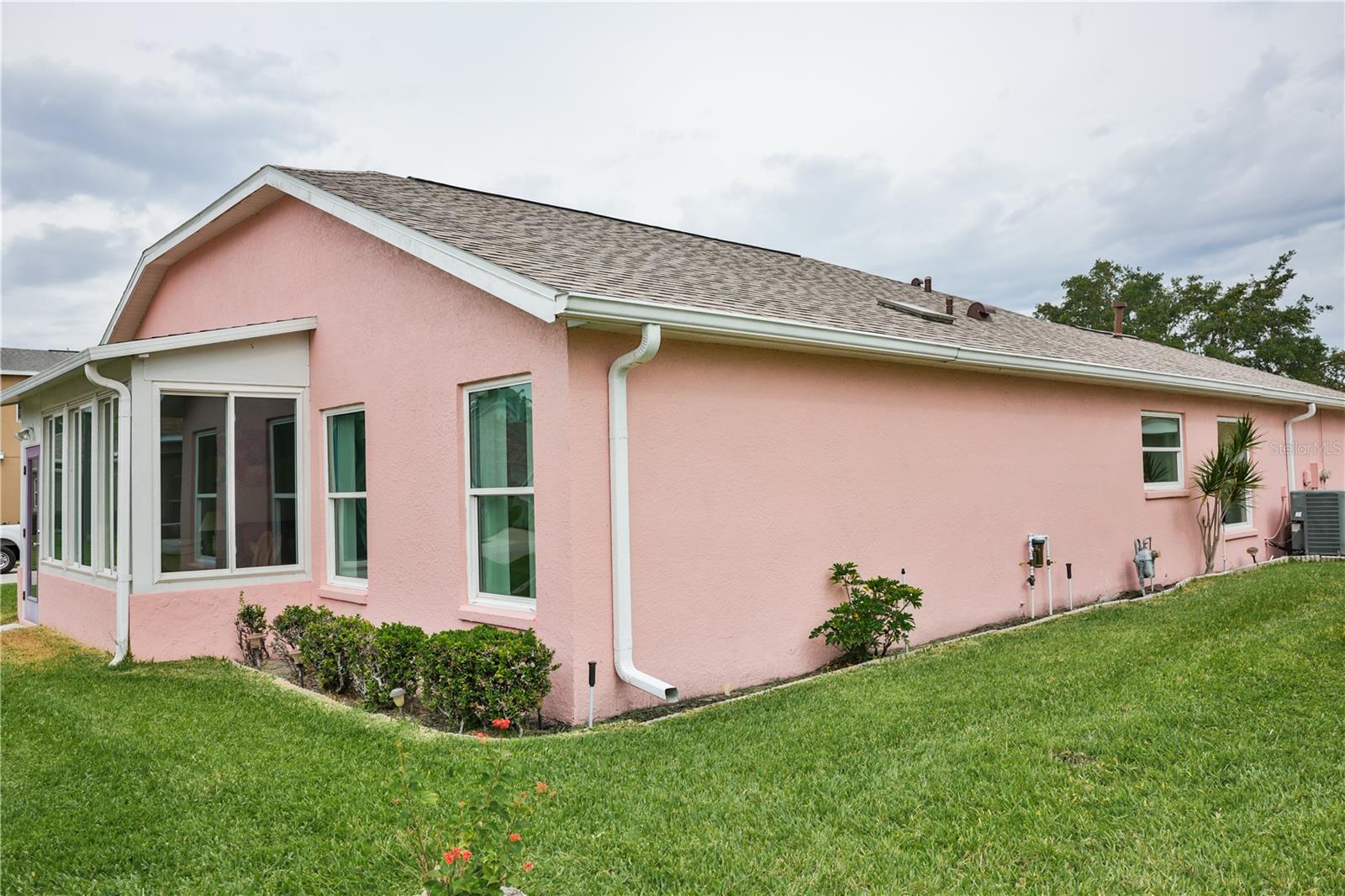 Side view of home
