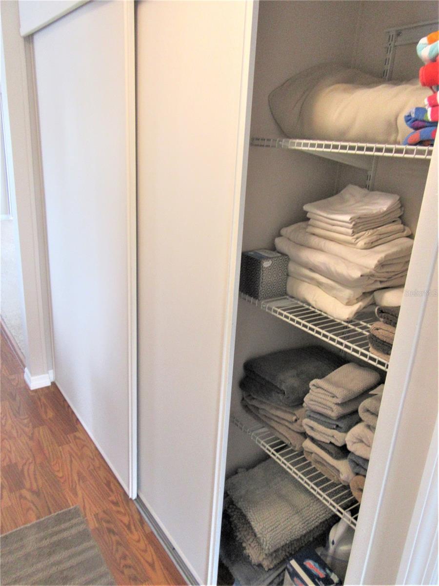 Extra storage in the hallway