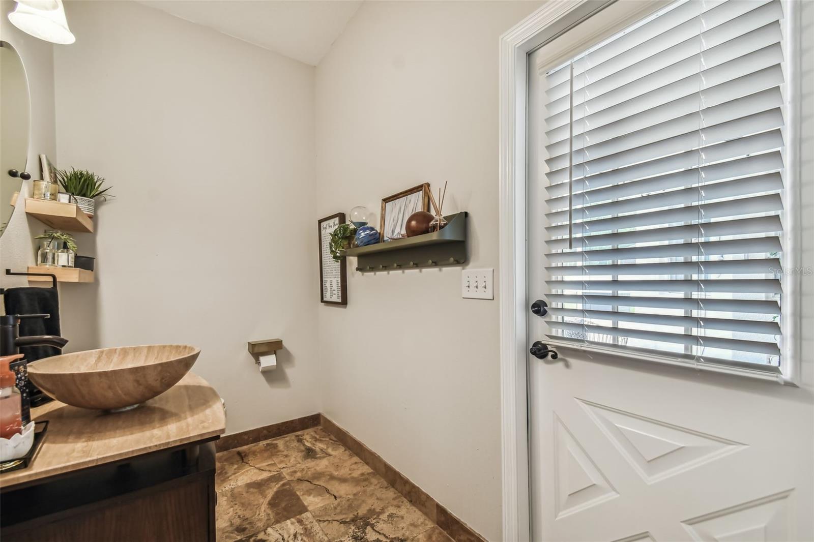 Half bath with pool access