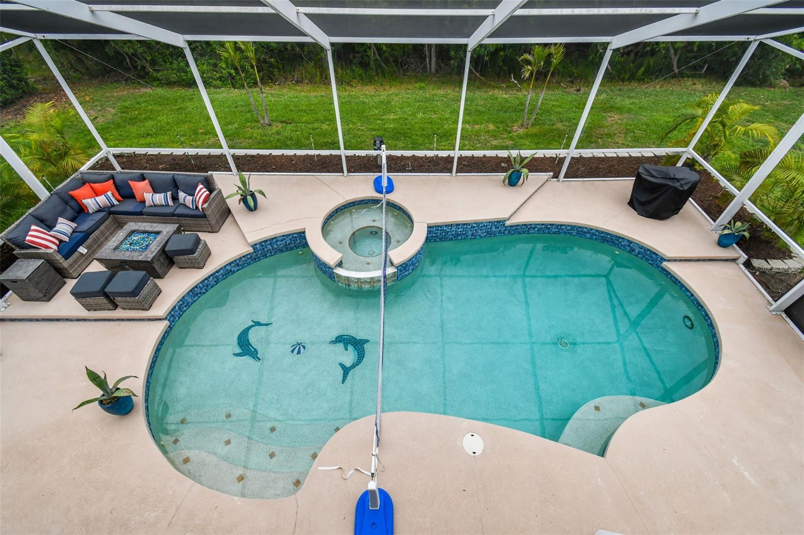 view from deck off of master bedroom