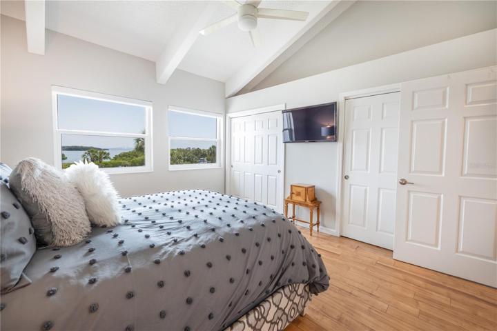 Owner's suite has open water views to the Sunshine Skyway Bridge