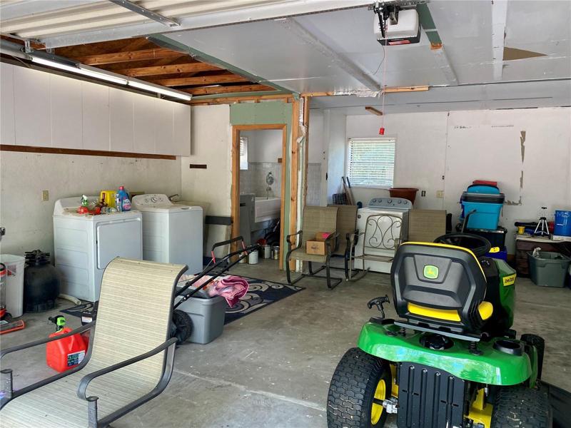 Inside Garage from roll up