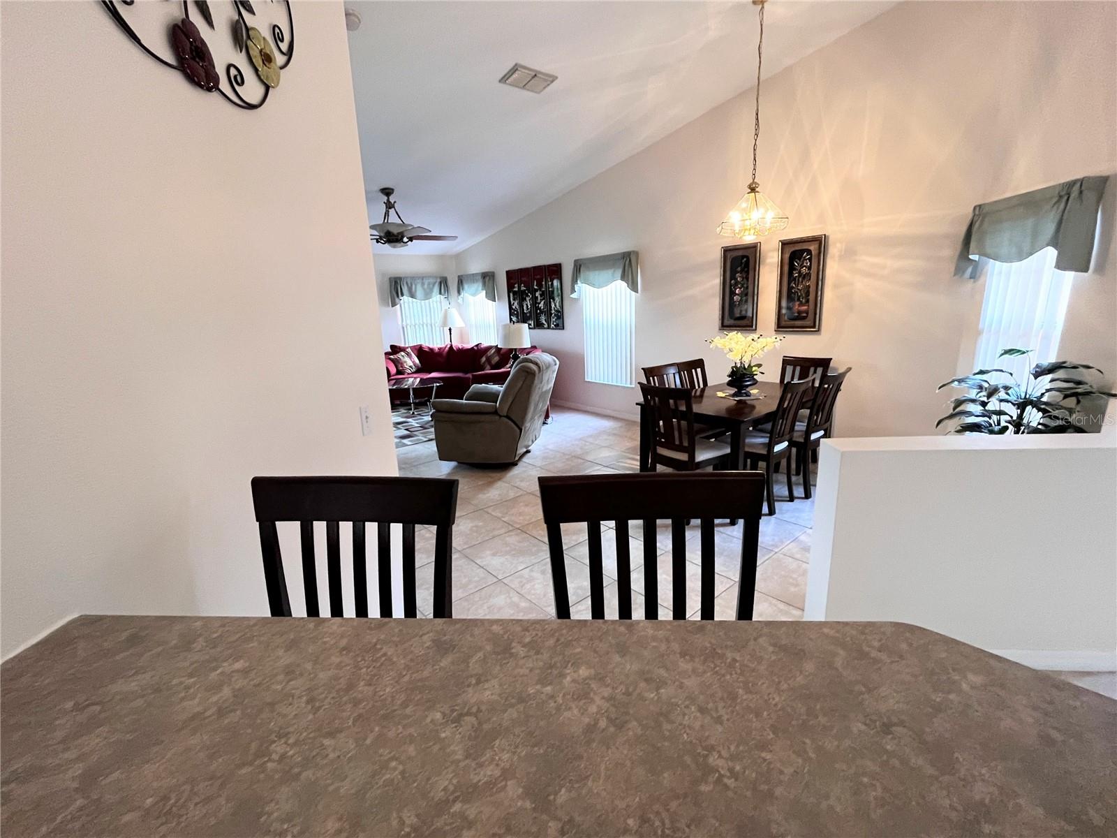 Kitchen looking into Dining Room