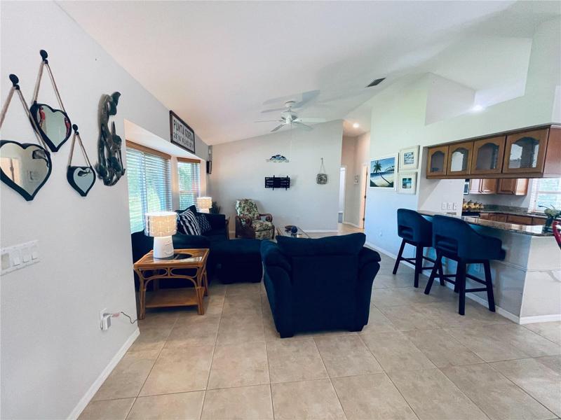 View of Living Room from foyer area