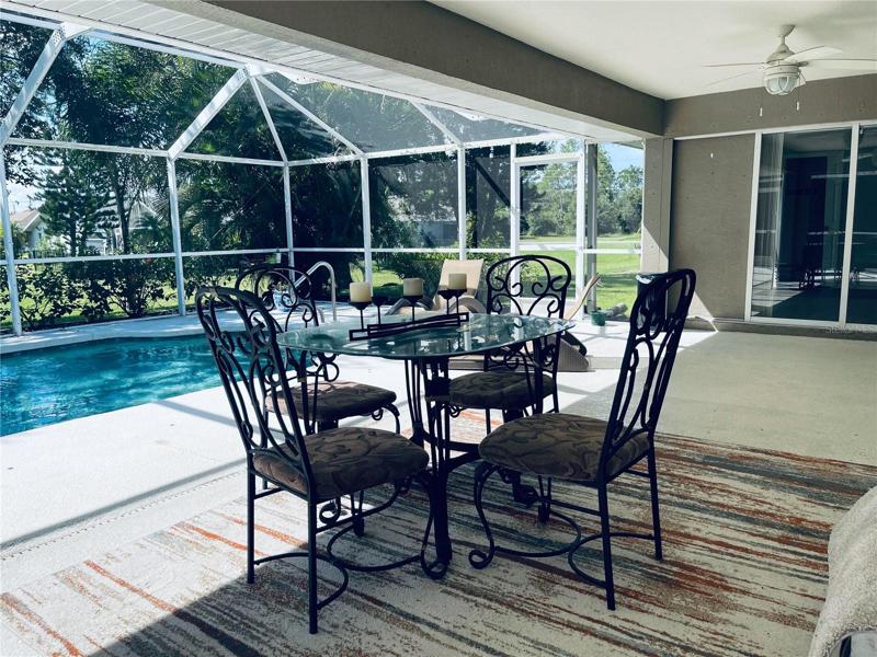 Extra Large Pool deck and pool cage