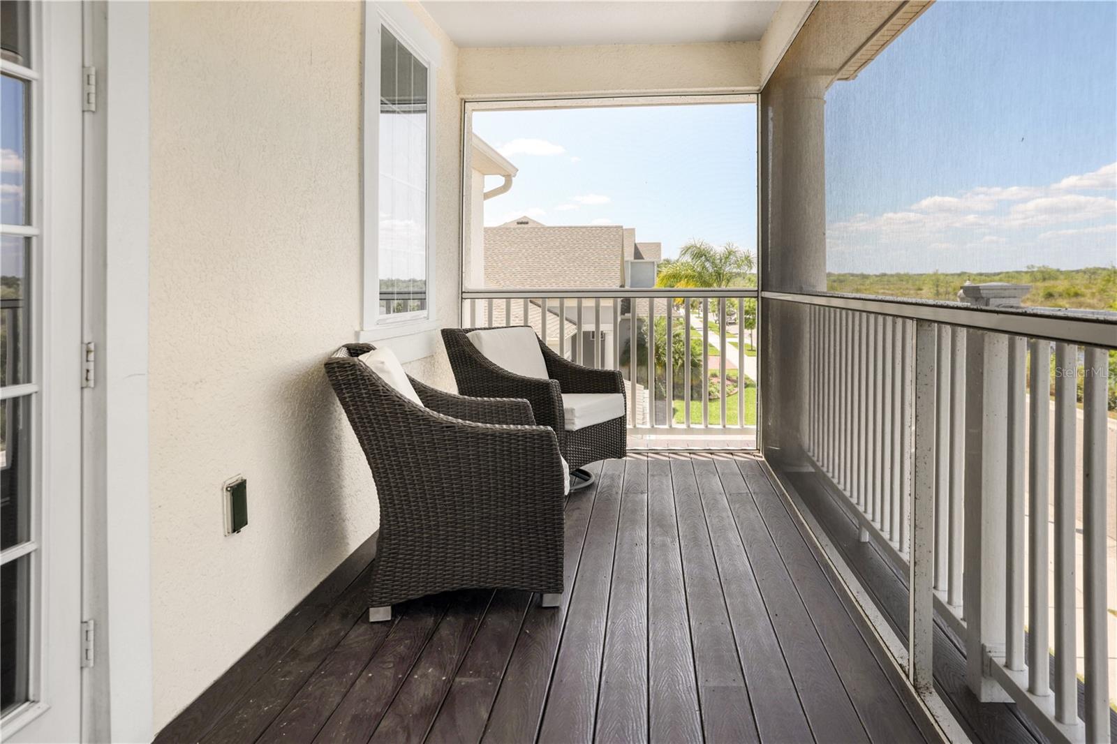 Front Second Story Porch (Connected to Bedroom 3)