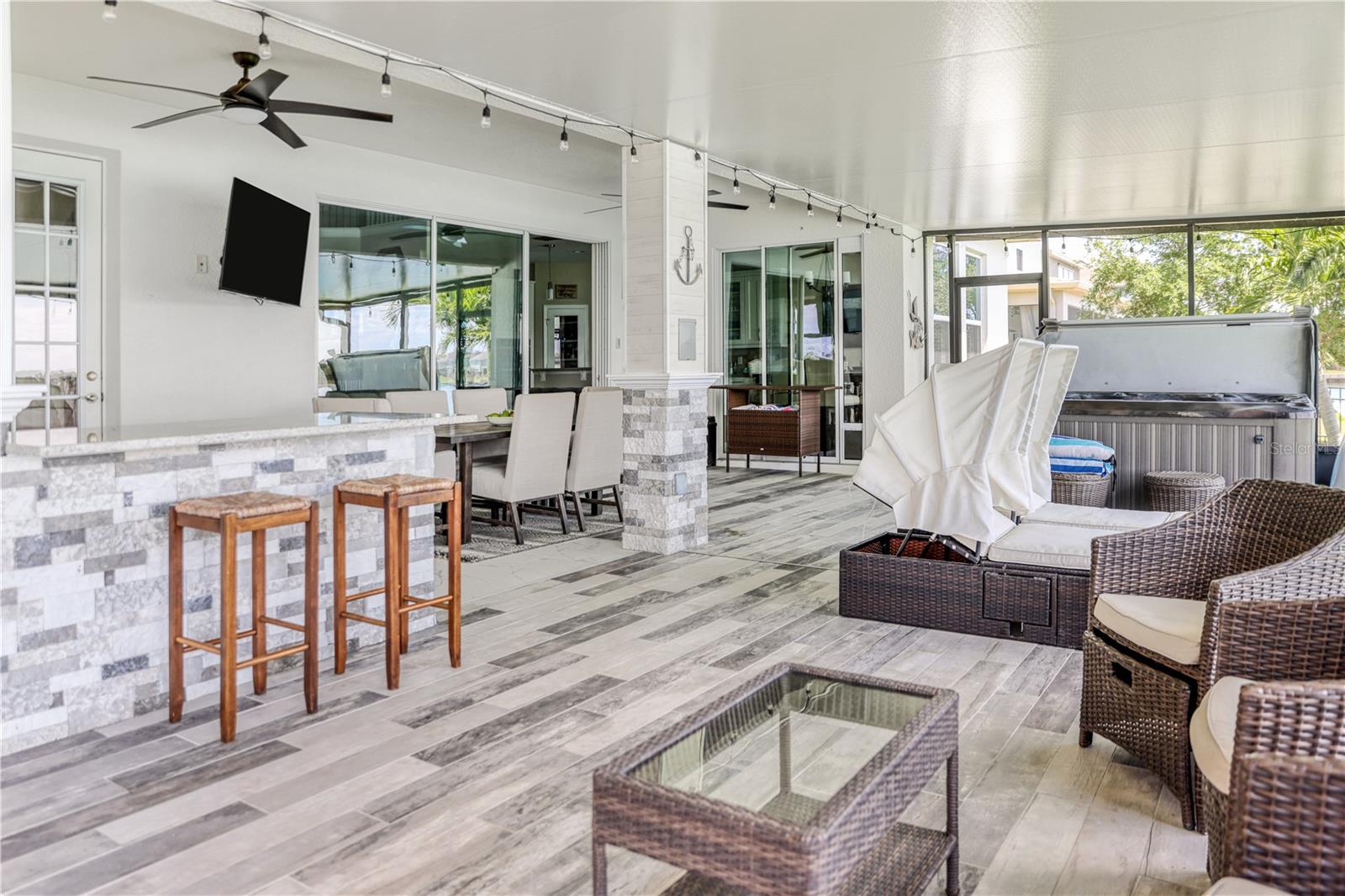 Enclosed Back Porch