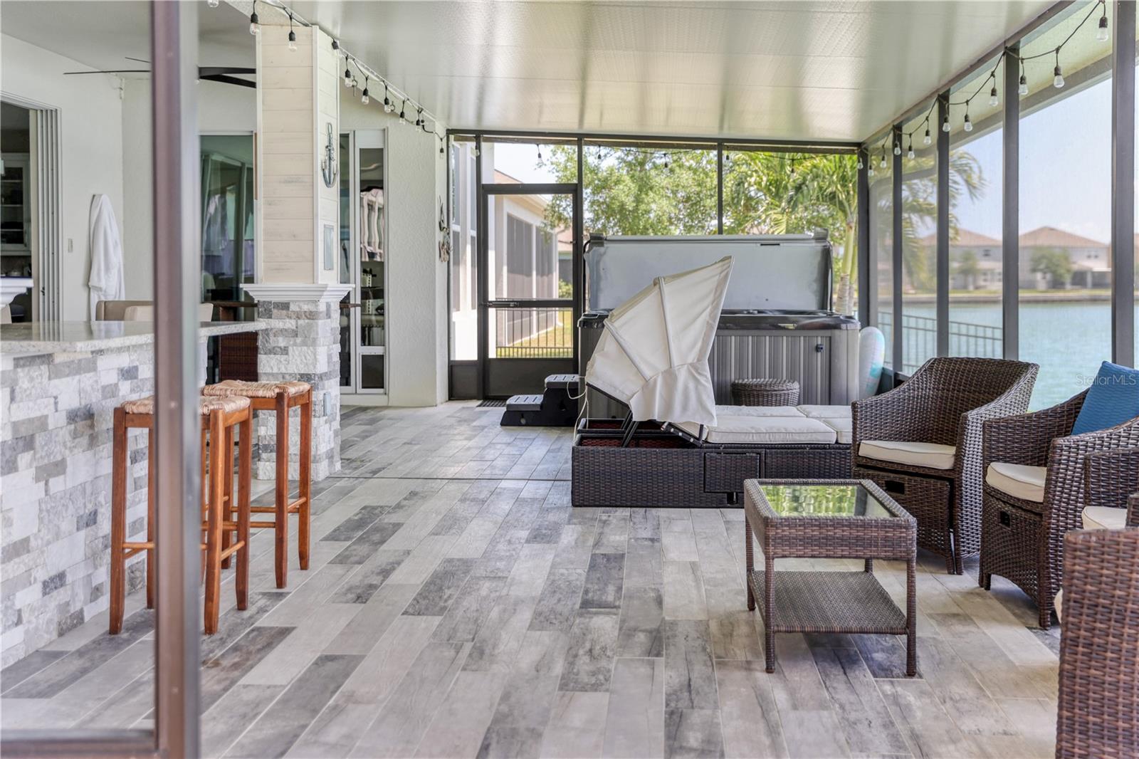 Enclosed Back Porch
