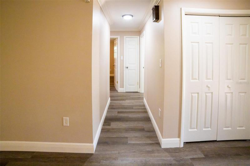 Hallway to bedrooms