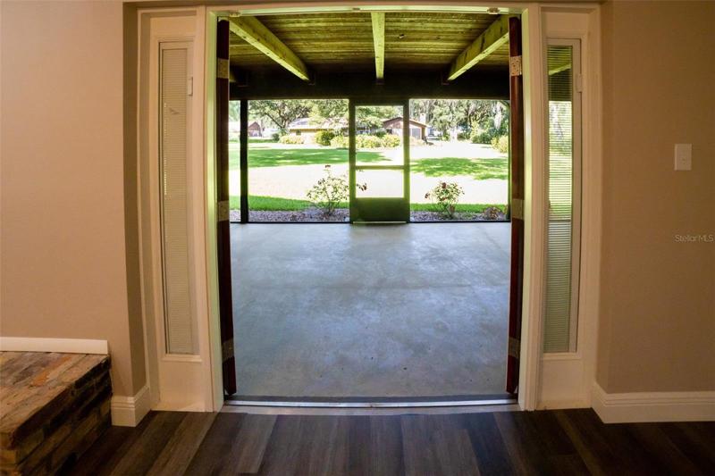 Back screen porch