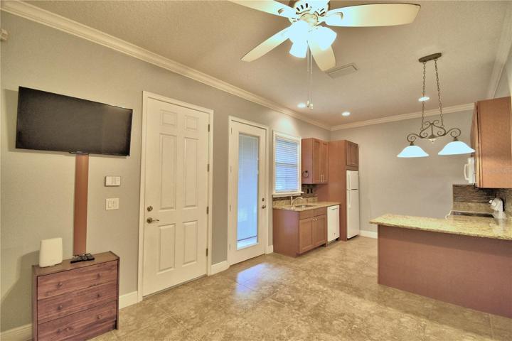 in law kitchen/living area