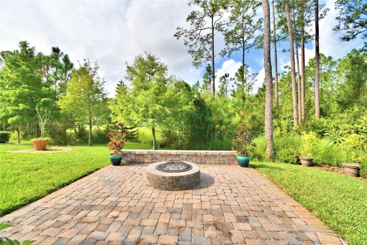 Fire pit area
