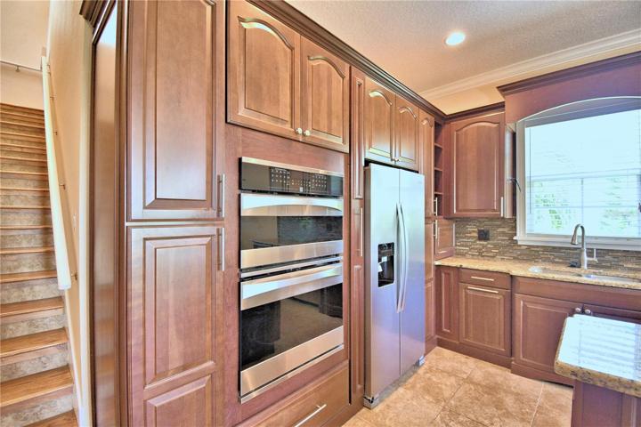 Fridge and wall oven