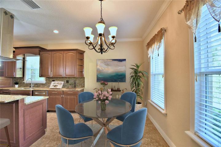 Virtual dining area