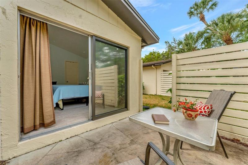 patio off master bedroom