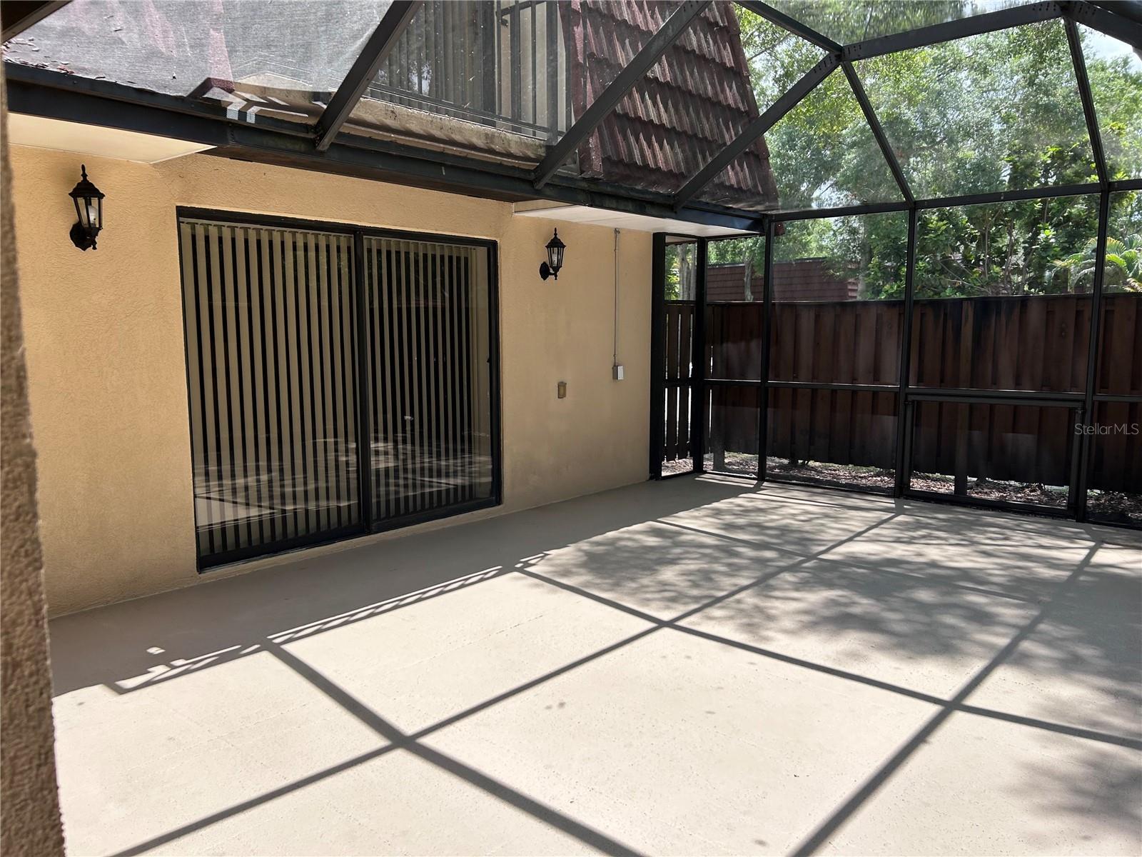 Front enclosed patio