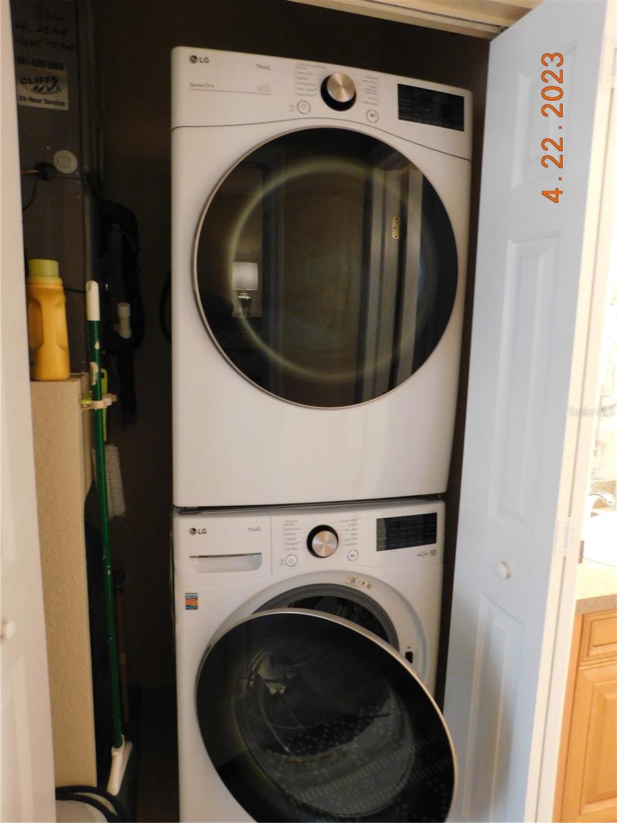 full-size washer and dryer