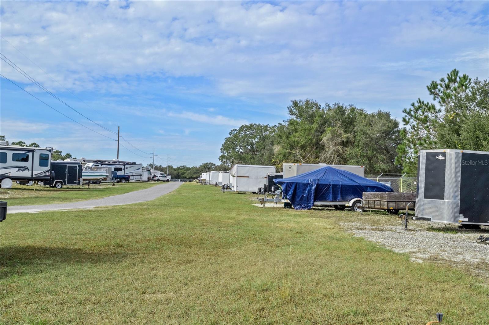 Secured RV-Boat storage lot located in the community and included in your HOA dues.