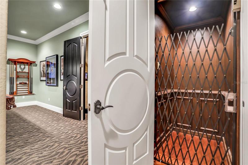 elevator - second level