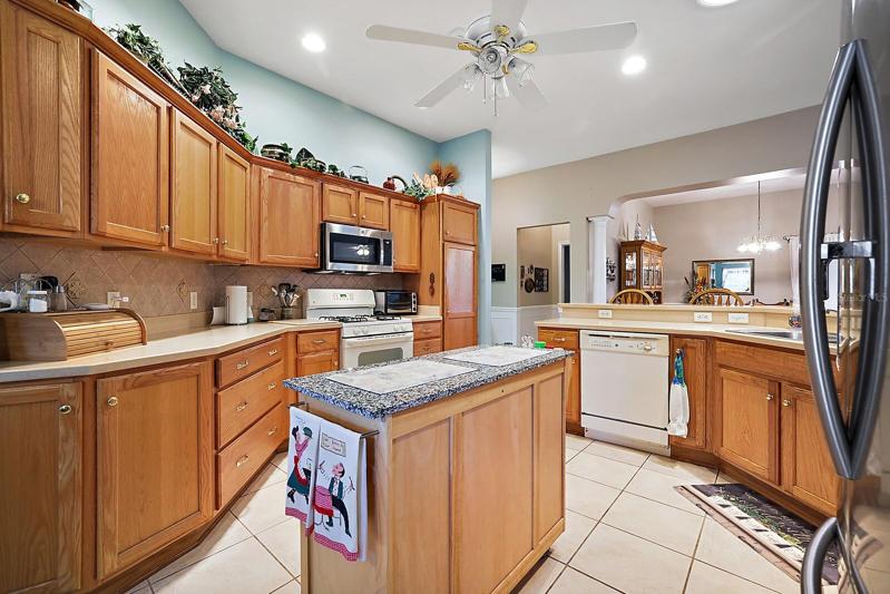 very large kitchen