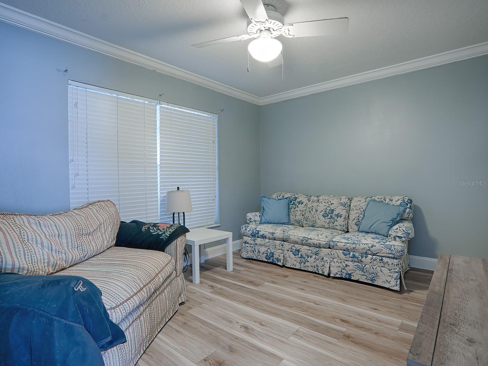 GUEST BEDROOM WITH NEW FLOORING