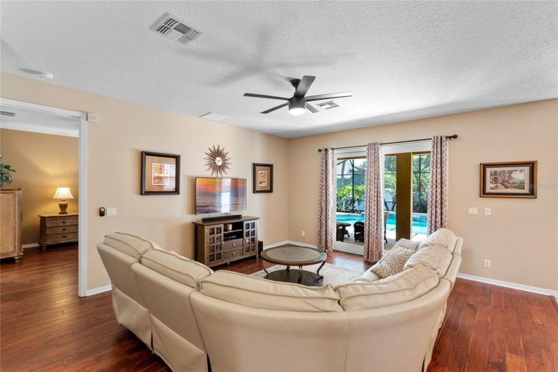 Family room to master suite