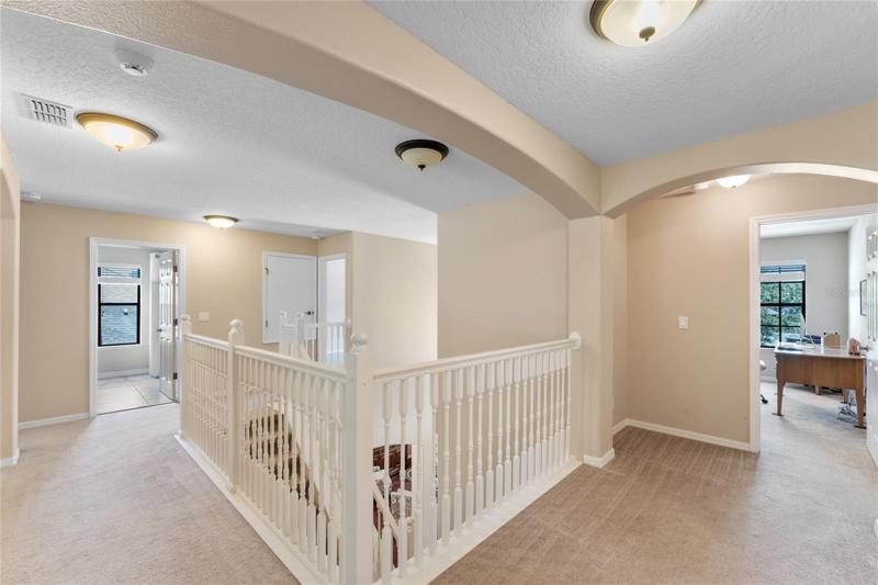 second floor hallway