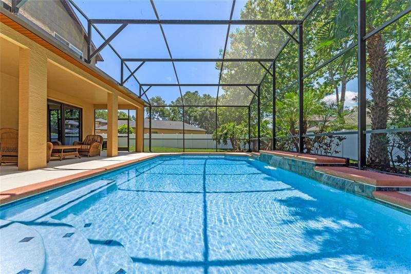 Pool, solar heated