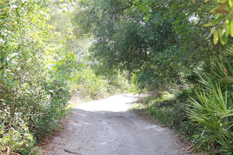 Driving on the road toward the property. Just ahead on the right!