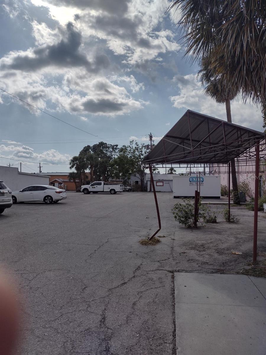 Parking lot south side right
