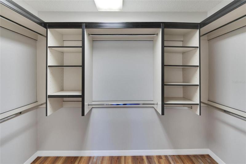 Master Bedroom Walk in  Closet