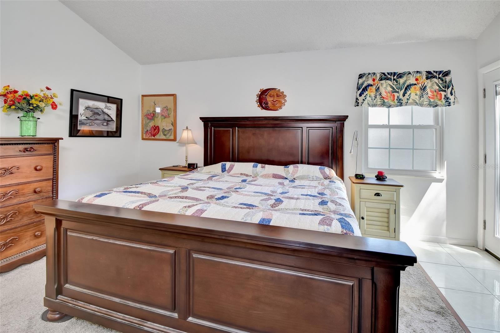 The Owner's Suite has private access to the rear yard.