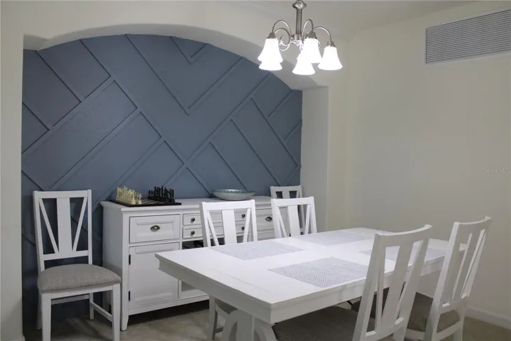 Formal dining area