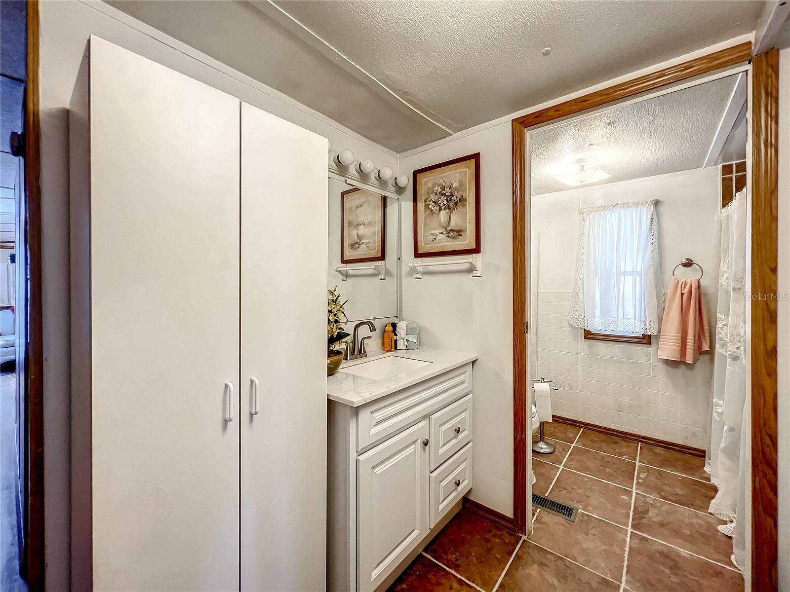 Bathroom with updated vanity