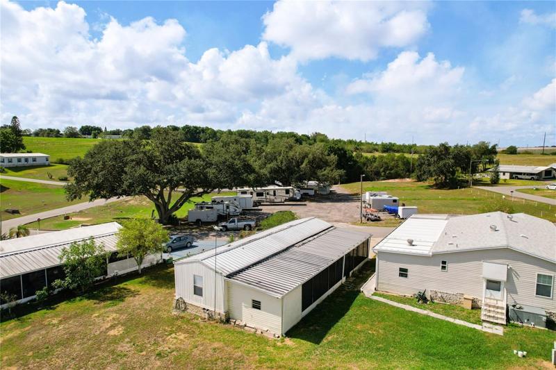 Aerial of the home and the lanai