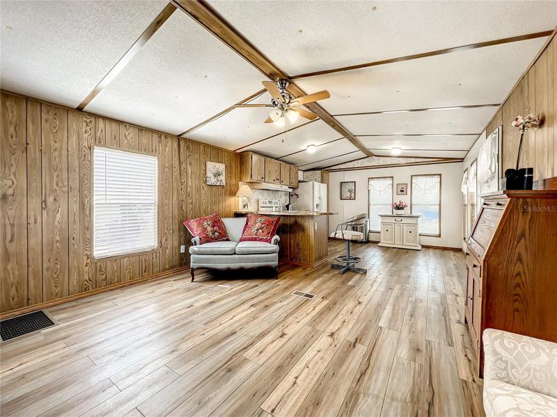 The home has nice updated vinyl plank flooring