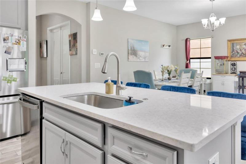 MOEN faucets throughout