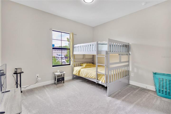 Front bedroom. All 3 bedrooms and den are truly all split.