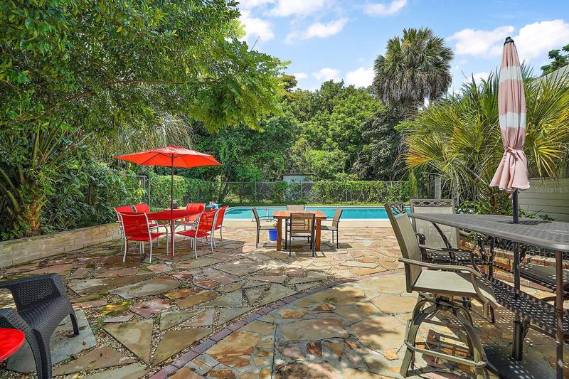 Patio and pool