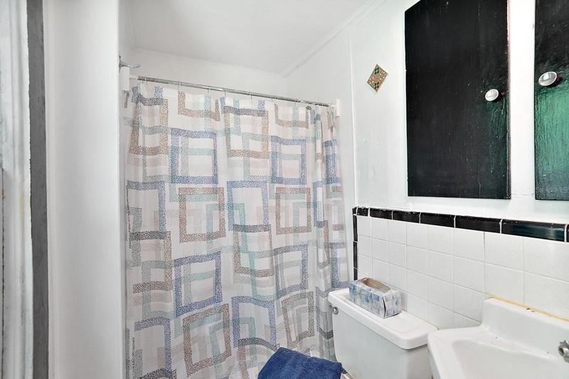 Guest cottage bath partially ready for plumbing connection