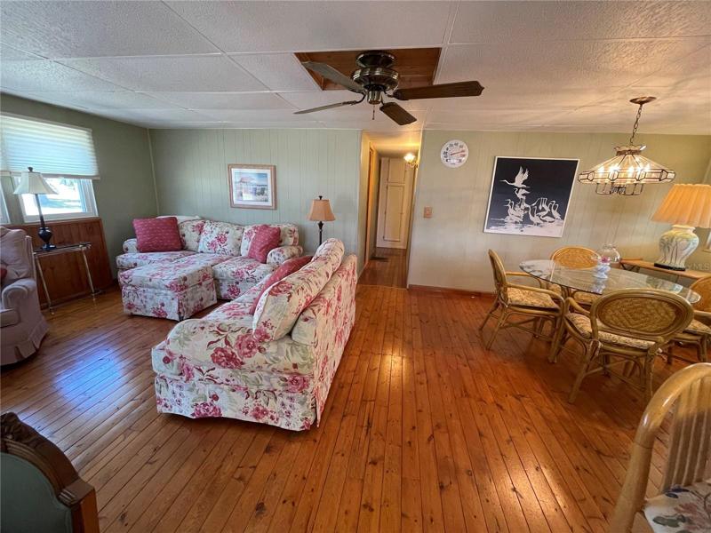 Ceiling fans through out.