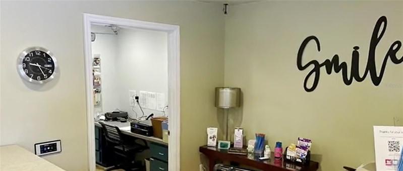 Receptionist area