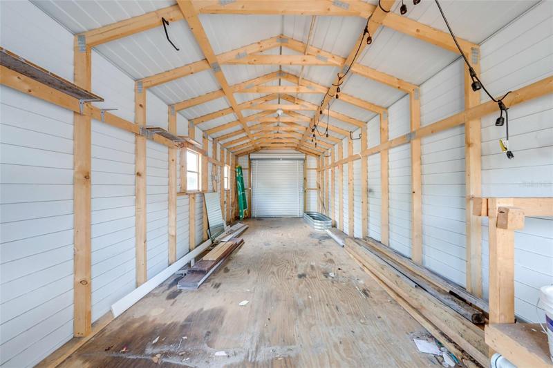 Shed Inside view