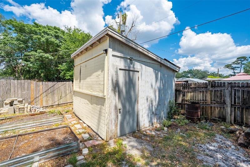 Small storage shed