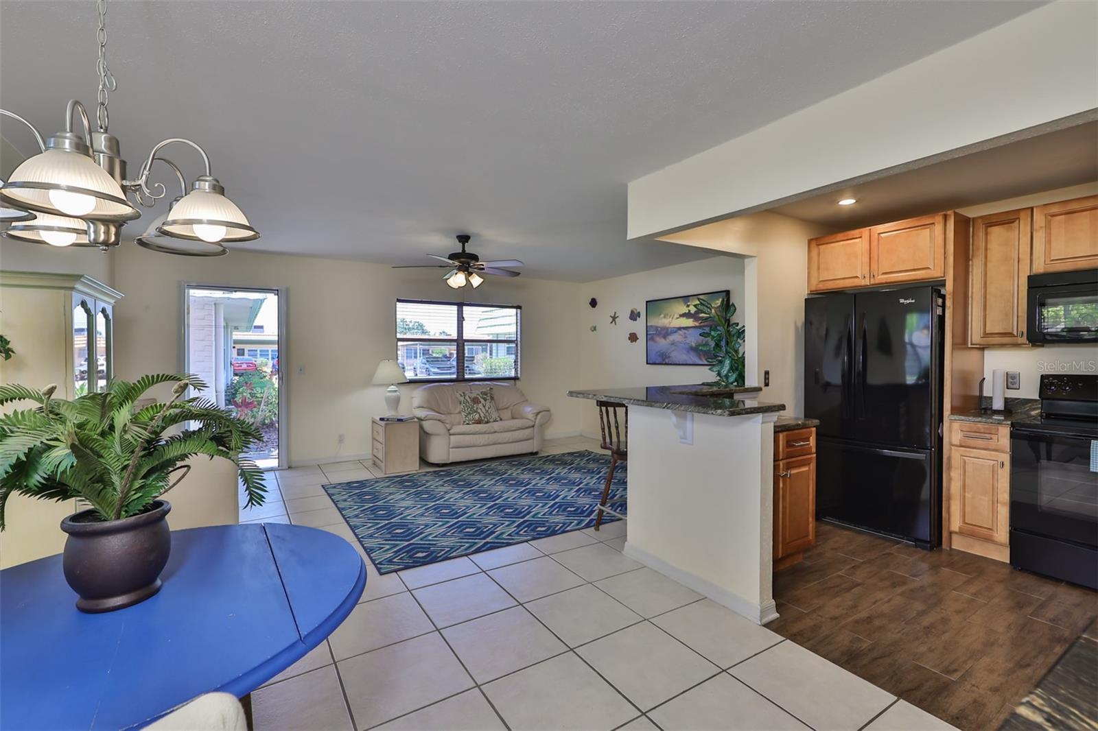 Dining/Kitchen/Living